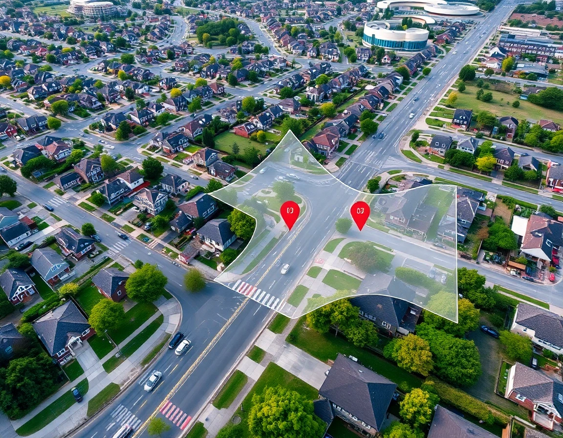 Map of dumpster rental service areas in Midlothian, TX